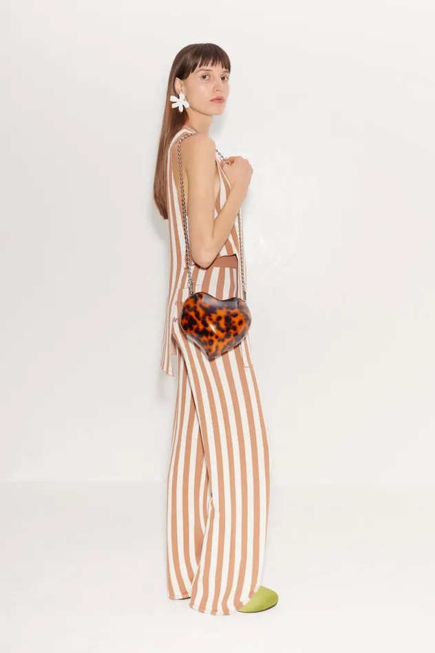 Women Simon Miller Knitwear Knits By Canoga Top In Tan Stripe Women Simon Miller Knitwear Knits By Canoga Top In Tan Stripe