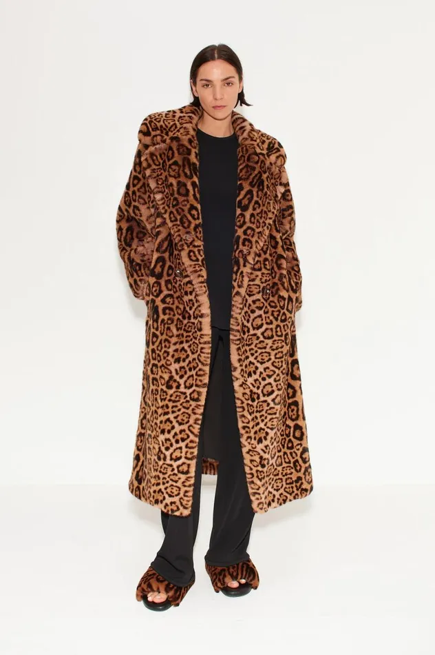 Women Simon Miller Outerwear Cheetah Jetz Coat In Cheetah Scramble