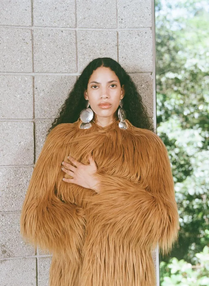 Women Simon Miller Outerwear Lett Shaggy Faux Fur Coat In Wheat Women Simon Miller Outerwear Lett Shaggy Faux Fur Coat In Wheat