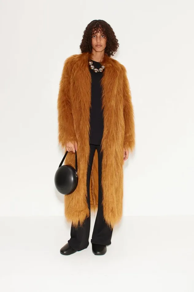 Women Simon Miller Outerwear Lett Shaggy Faux Fur Coat In Wheat Women Simon Miller Outerwear Lett Shaggy Faux Fur Coat In Wheat