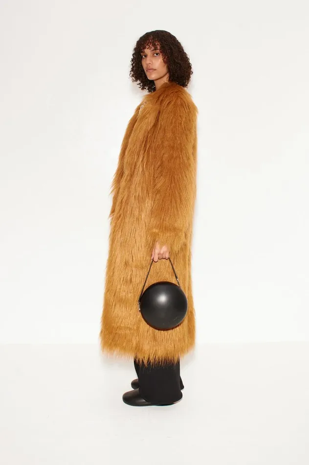 Women Simon Miller Outerwear Lett Shaggy Faux Fur Coat In Wheat Women Simon Miller Outerwear Lett Shaggy Faux Fur Coat In Wheat