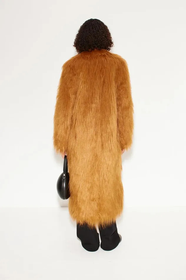 Women Simon Miller Outerwear Lett Shaggy Faux Fur Coat In Wheat Women Simon Miller Outerwear Lett Shaggy Faux Fur Coat In Wheat