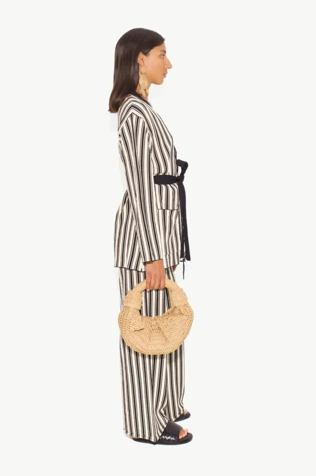 Women Simon Miller Sets Knits By Jabber Pant In BlackRice Flour Stripe Women Simon Miller Sets Knits By Jabber Pant In BlackRice Flour Stripe