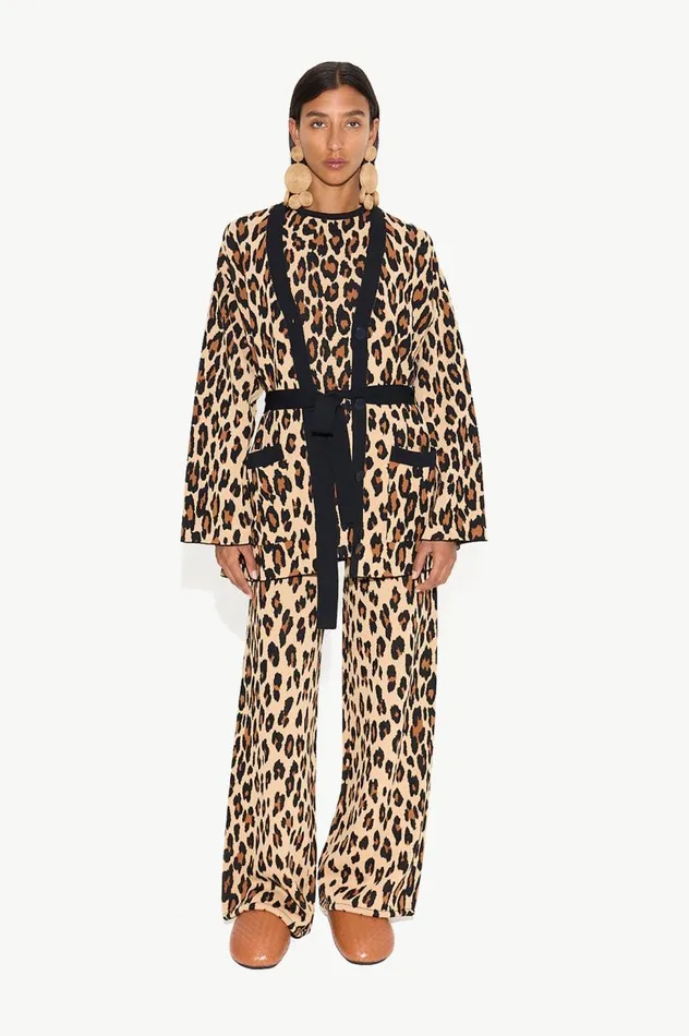 Women Simon Miller Sets Knits By Jabber Pant In Cheetah