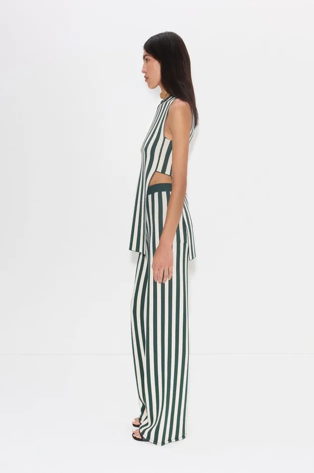 Women Simon Miller Sets Knits By Jabber Pant In Gummy GreenEcru Women Simon Miller Sets Knits By Jabber Pant In Gummy GreenEcru