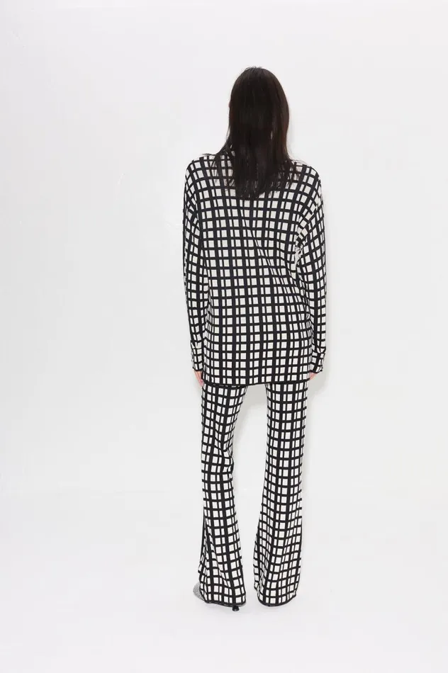 Women Simon Miller Sets Knits By Whitsett Pant In Windowpane Women Simon Miller Sets Knits By Whitsett Pant In Windowpane