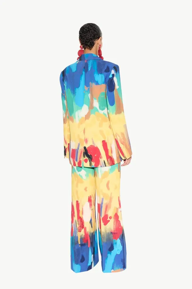 Women Simon Miller Sets Lennox Crepe Jacket In Palette Print Women Simon Miller Sets Lennox Crepe Jacket In Palette Print