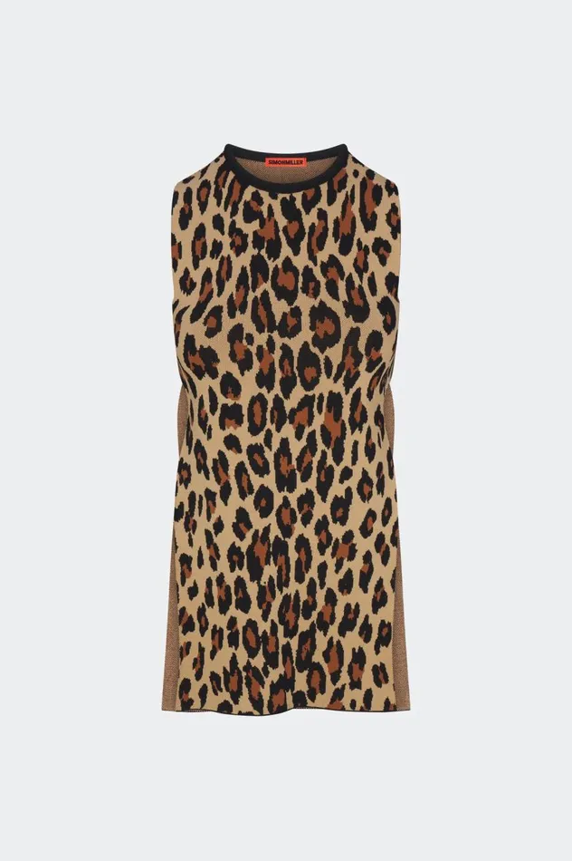 Women Simon Miller Tops Knits By Canoga Top In Cheetah