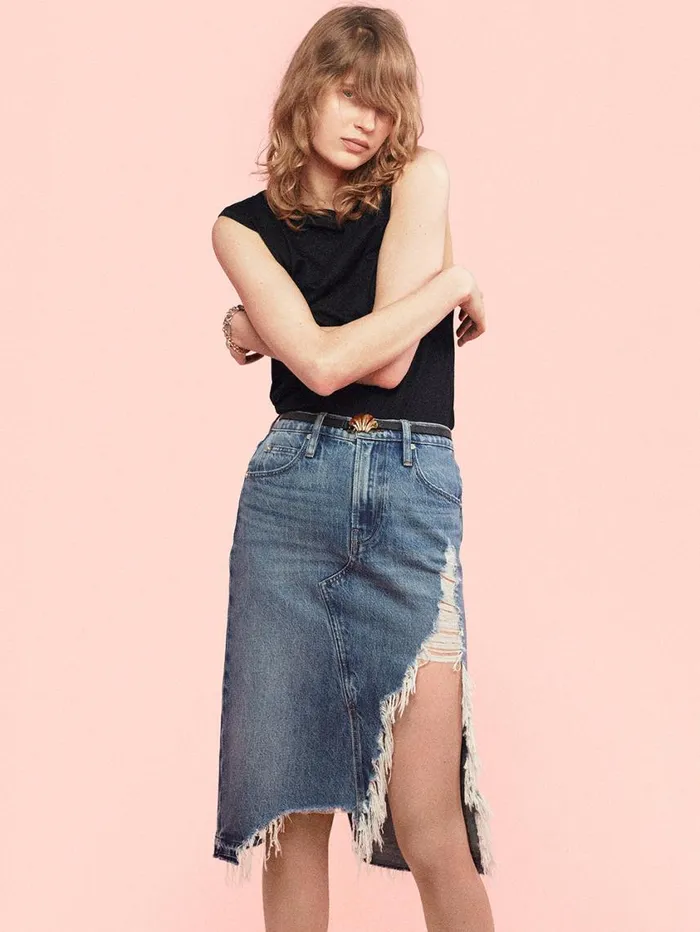Women Skirts and Shorts FRAME Deconstructed Fray Hem Skirt 8212 Salem Women Skirts and Shorts FRAME Deconstructed Fray Hem Skirt 8212 Salem