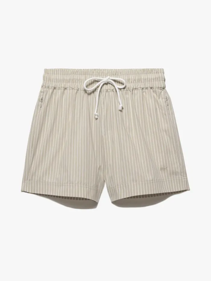 Women Skirts and Shorts FRAME Drawstring Lounge Short 8212 Sand Multi