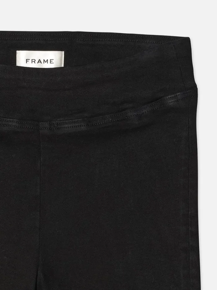Women Skirts and Shorts FRAME Jetset Capri 8212 Sheen Noir Women Skirts and Shorts FRAME Jetset Capri 8212 Sheen Noir