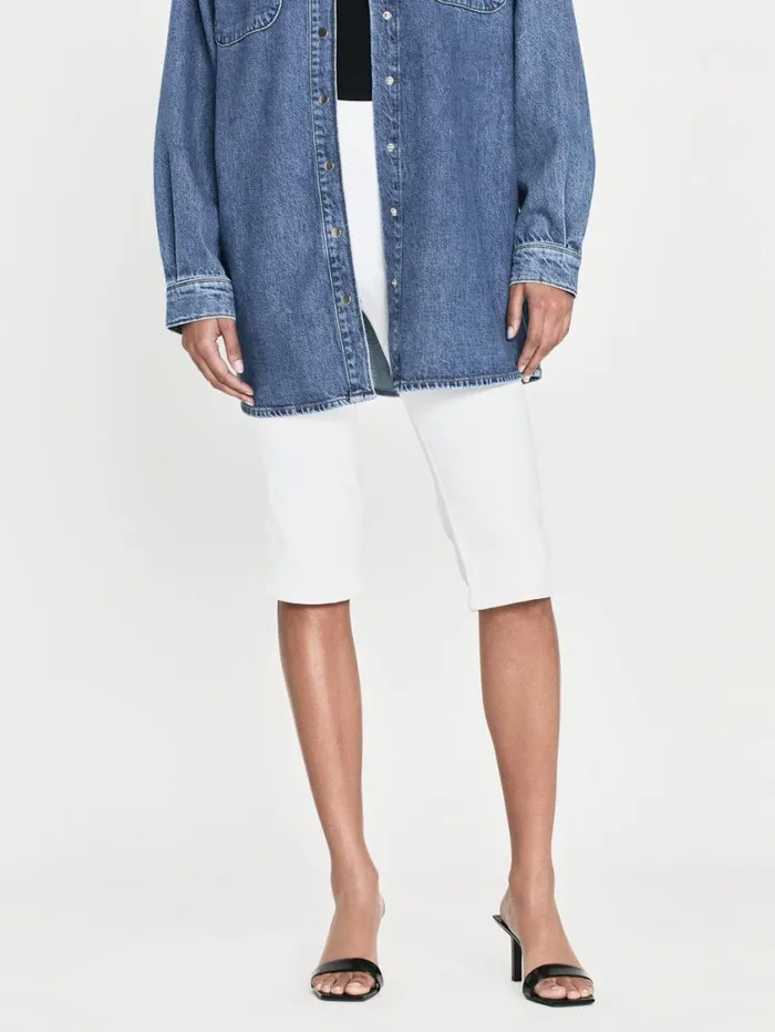 Women Skirts and Shorts FRAME Jetset Capri 8212 White