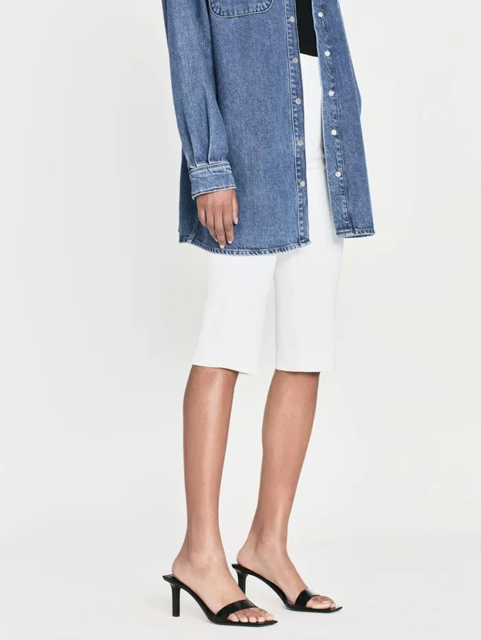 Women Skirts and Shorts FRAME Jetset Capri 8212 White
