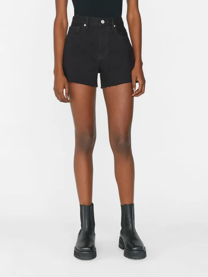 Women Skirts and Shorts FRAME Le Brigette Short 8212 Film Noir