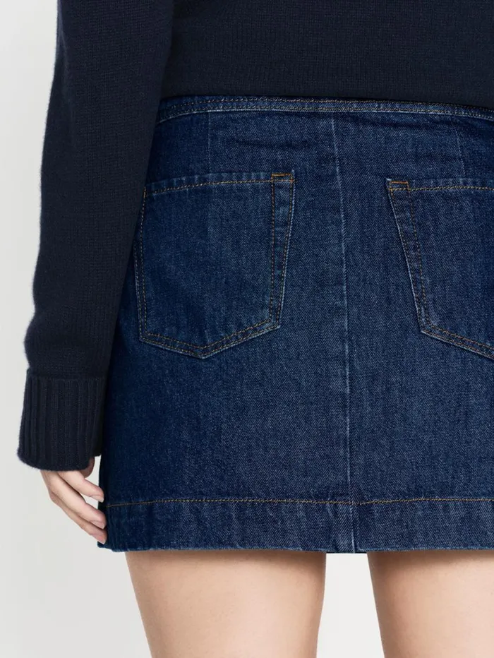 Women Skirts and Shorts FRAME Sailor Snap Skirt 8212 Celestine