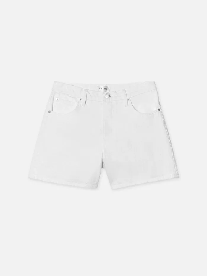 Women Skirts and Shorts FRAME The Easy Short 8212 White