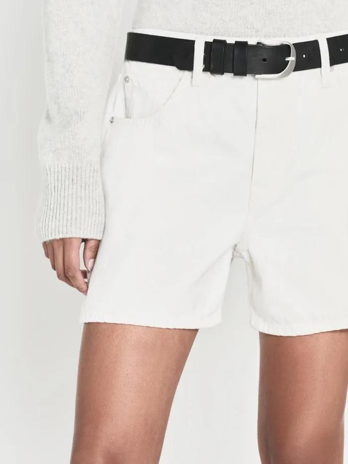 Women Skirts and Shorts FRAME The Easy Short 8212 White
