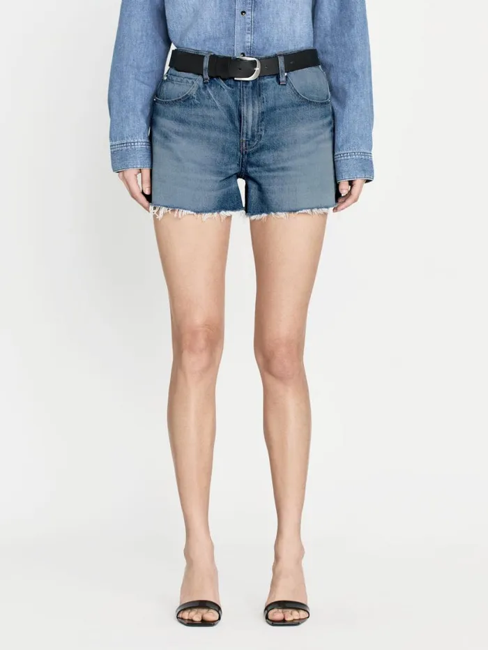 Women Skirts and Shorts FRAME The Vintage Relaxed Short Raw Fray 8212 Libra Women Skirts and Shorts FRAME The Vintage Relaxed Short Raw Fray 8212 Libra