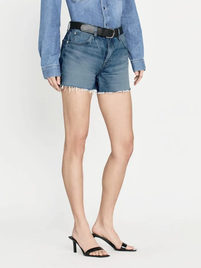 Women Skirts and Shorts FRAME The Vintage Relaxed Short Raw Fray 8212 Libra Women Skirts and Shorts FRAME The Vintage Relaxed Short Raw Fray 8212 Libra
