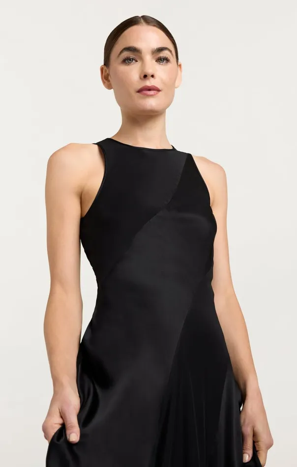 Women Solana Dress Black Cinq Sept Cocktail and Evening