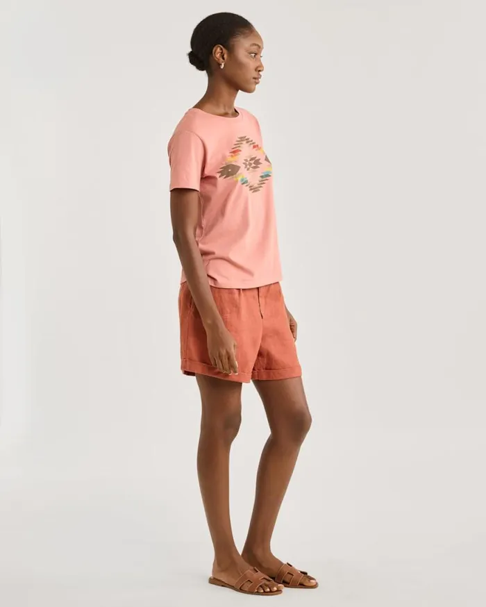 Women SUMMERLAND GRAPHIC TEE Dusty Rose Pendleton Tees and Sweatshirts