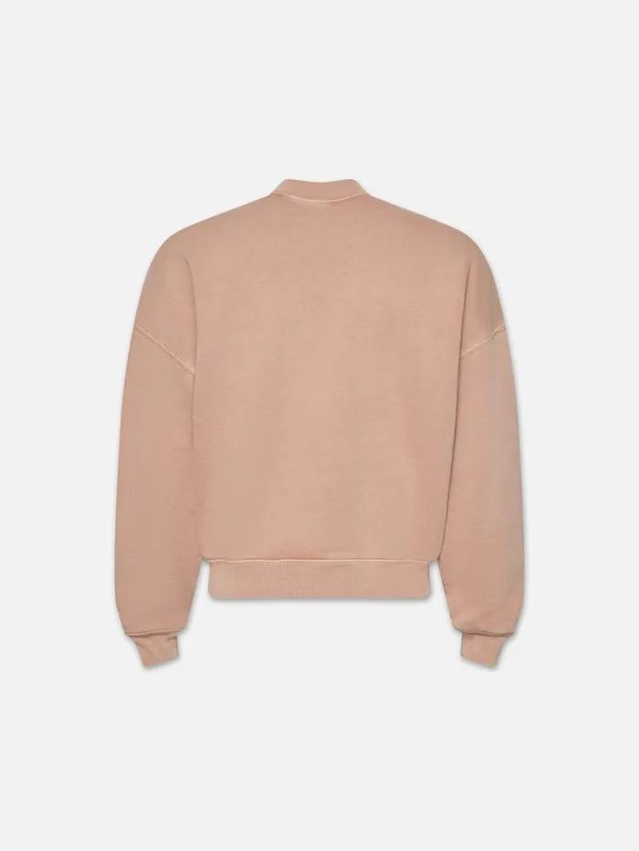 Women Sweaters FRAME Classic Crew Sweatshirt 8212 Blush