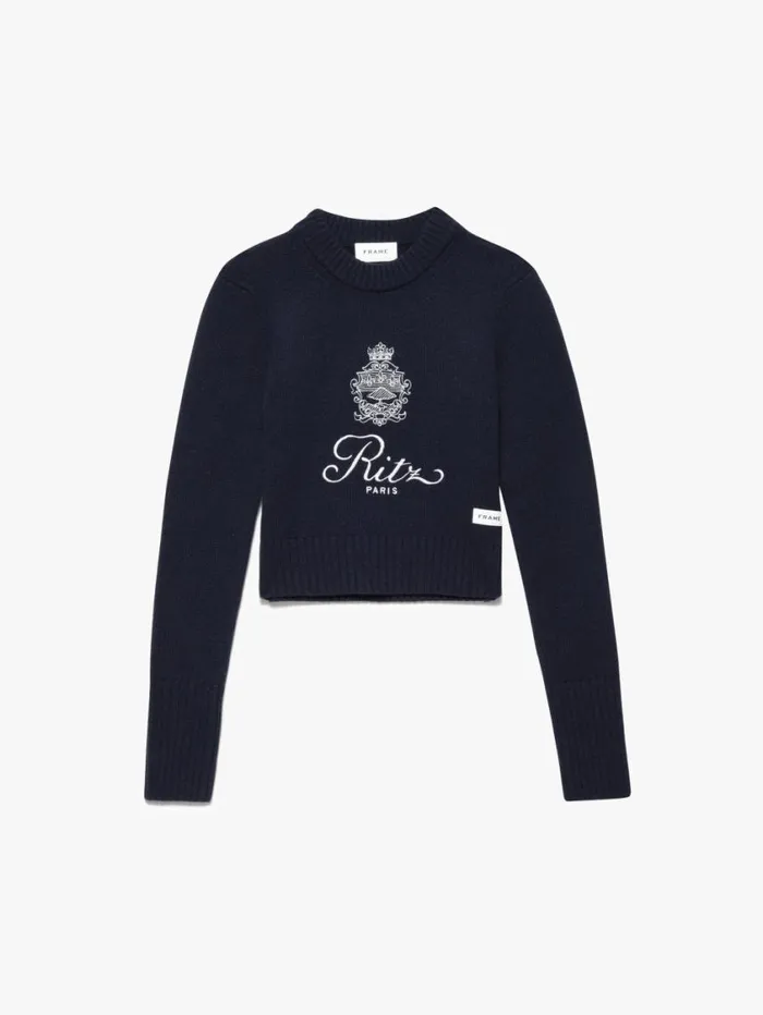 Women Sweaters FRAME Ritz Women039s Cashmere Sweater 8212 Navy