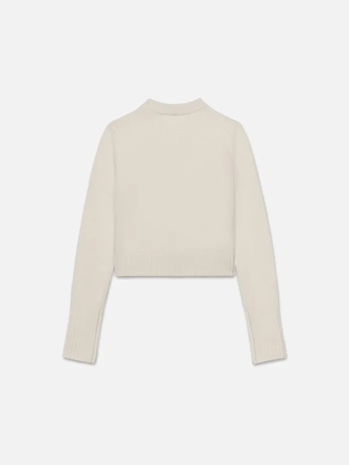 Women Sweaters FRAME Ritz Women039s Cashmere Sweater 8212 Off White
