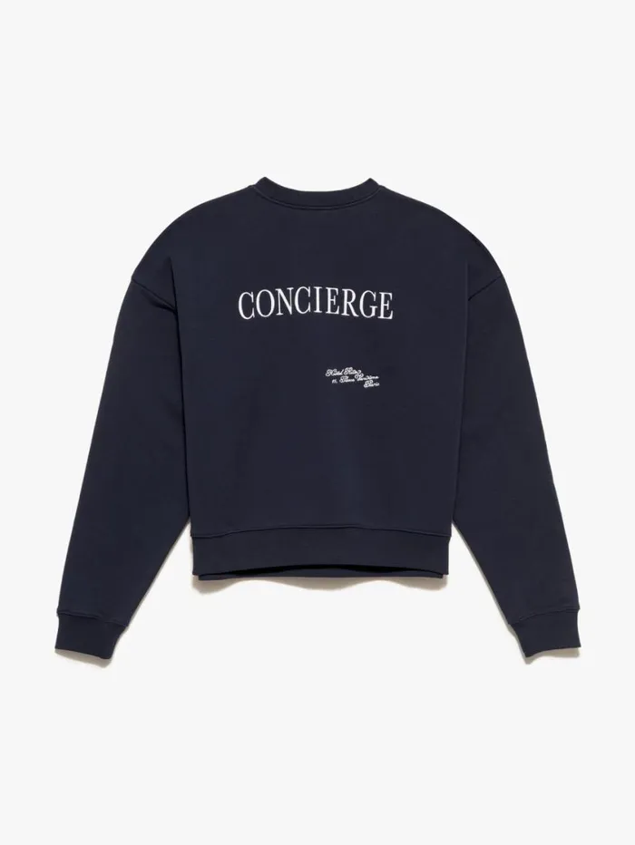 Women Sweaters FRAME Ritz Women039s Concierge Crew 8212 Navy