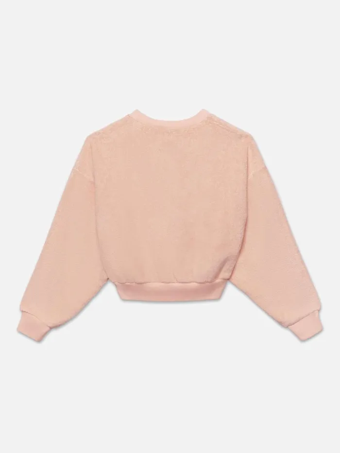 Women Sweaters FRAME Ritz Women039s Terry Cropped Sweatshirt 8212 Ritz Pink Women Sweaters FRAME Ritz Women039s Terry Cropped Sweatshirt 8212 Ritz Pink