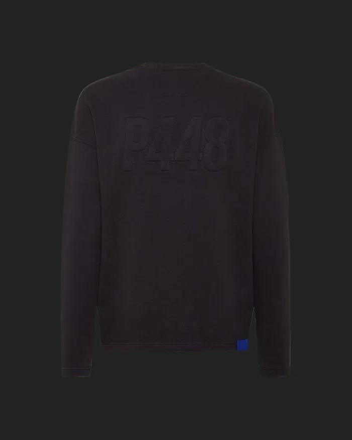 Women Sweatshirts and Hoodies P448 P448 Sweatshirt Black