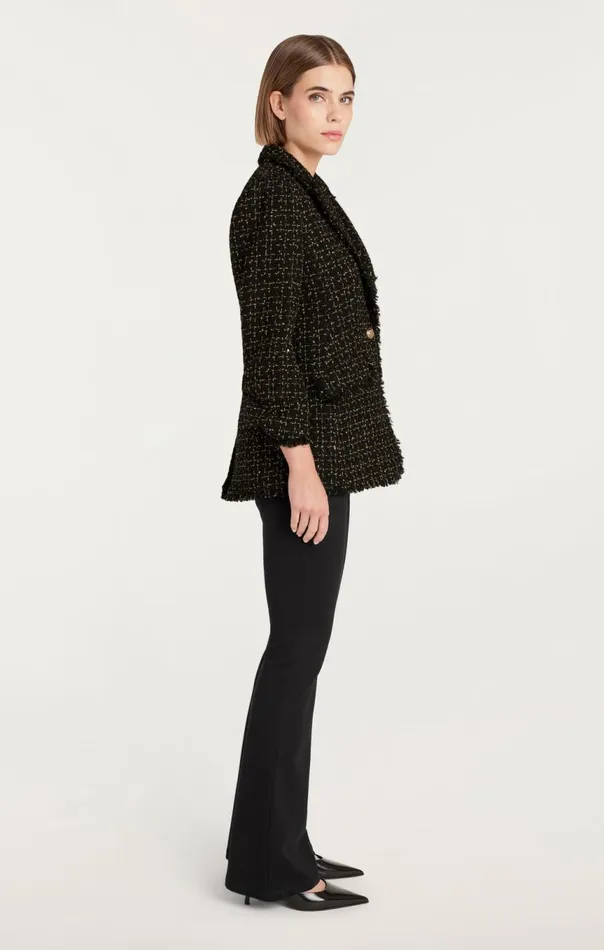 Women Sylvie Boucle Khloe Blazer Blackgold Cinq Sept Blazers