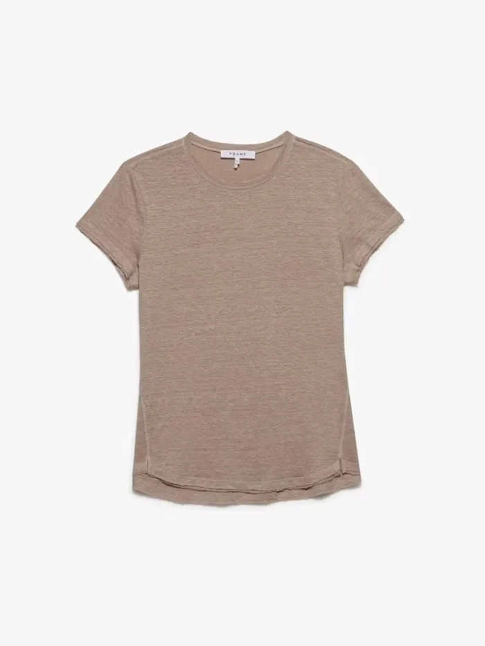 Women Tanks and Tees FRAME Easy True Tee 8212 Blush