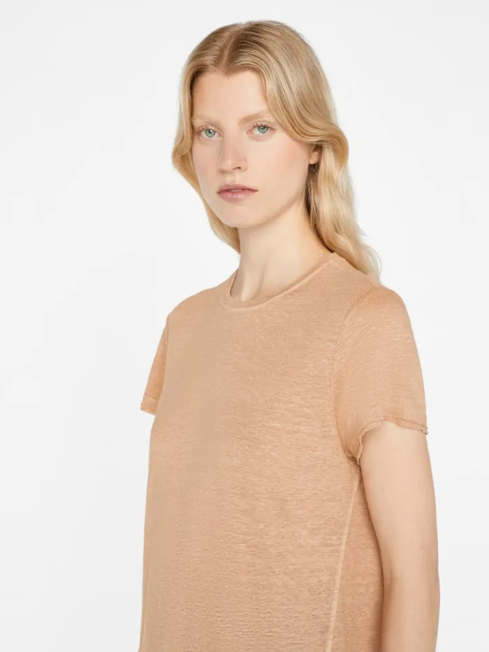 Women Tanks and Tees FRAME Easy True Tee 8212 Blush Women Tanks and Tees FRAME Easy True Tee 8212 Blush