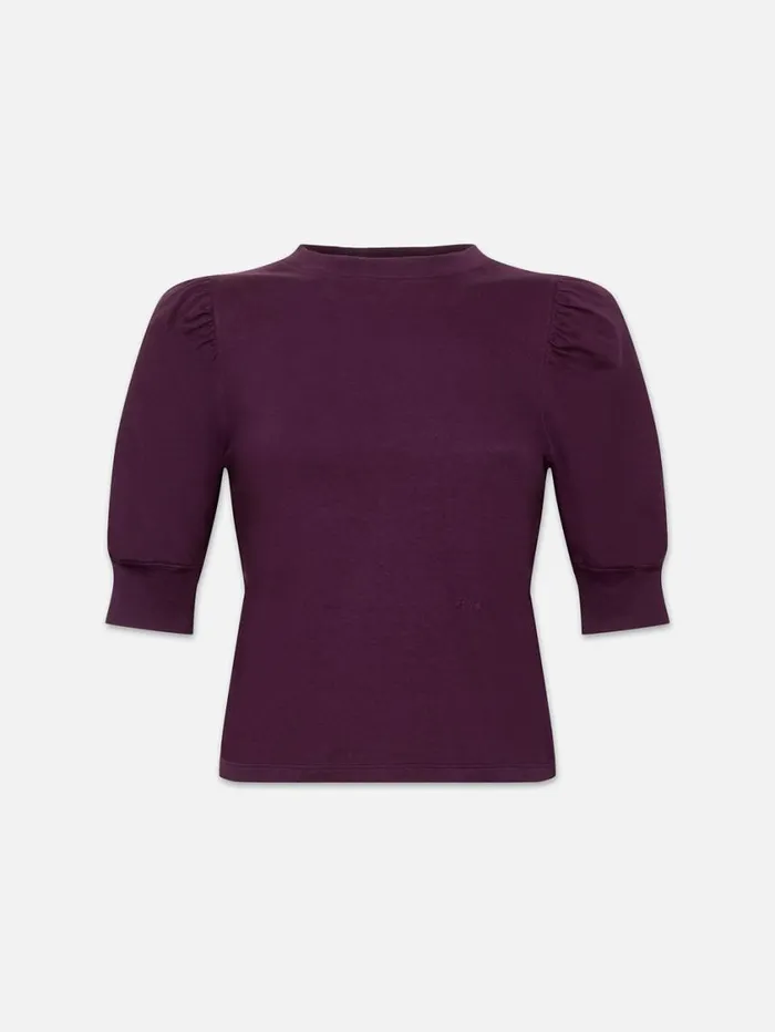 Women Tanks and Tees FRAME Frankie Tee 8212 Plum