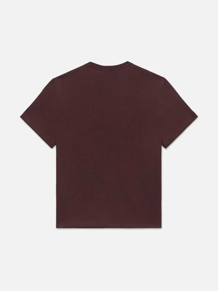 Women Tanks and Tees FRAME Ritz Women039s Tee 8212 Bordeaux Women Tanks and Tees FRAME Ritz Women039s Tee 8212 Bordeaux