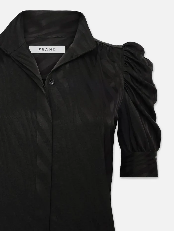 Women Tops and Blouses FRAME Gillian Top 8212 Black