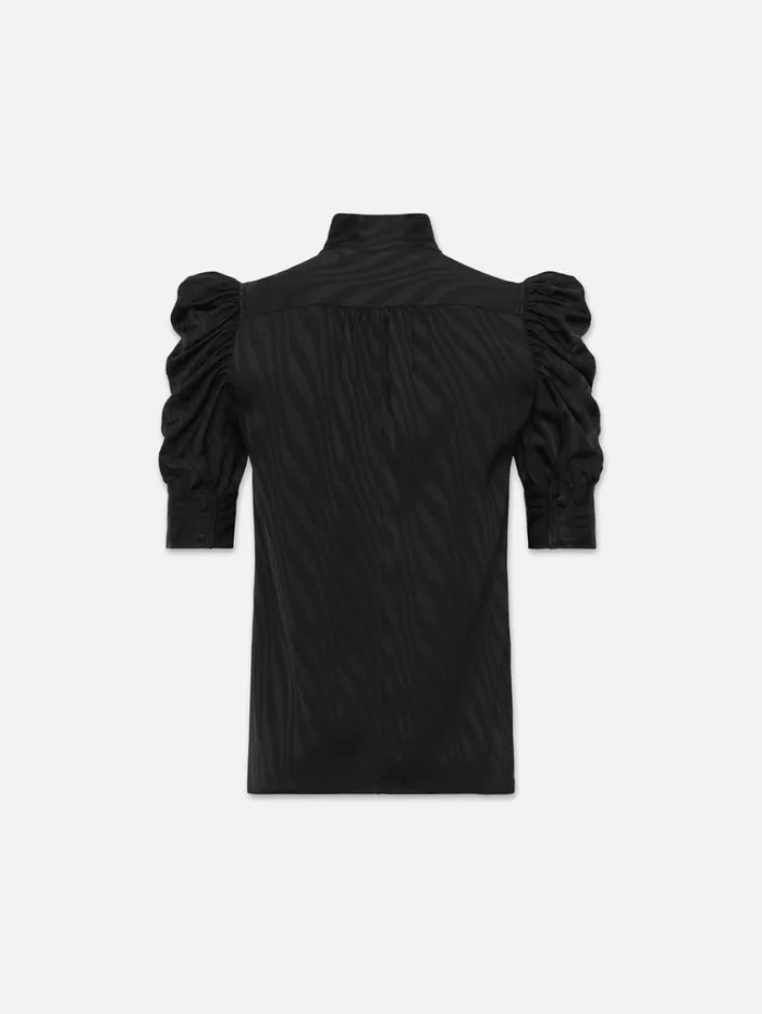 Women Tops and Blouses FRAME Gillian Top 8212 Black