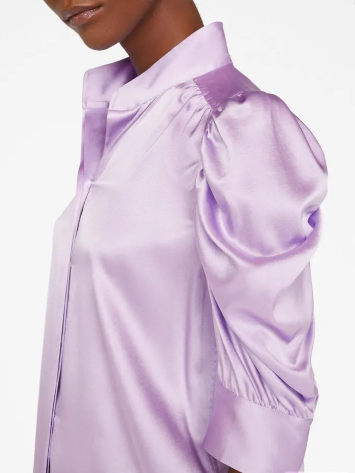 Women Tops and Blouses FRAME Gillian Top 8212 Lilac Women Tops and Blouses FRAME Gillian Top 8212 Lilac