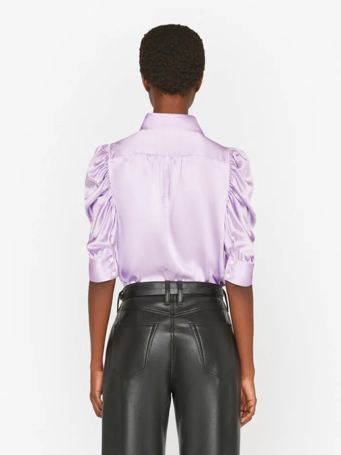 Women Tops and Blouses FRAME Gillian Top 8212 Lilac Women Tops and Blouses FRAME Gillian Top 8212 Lilac