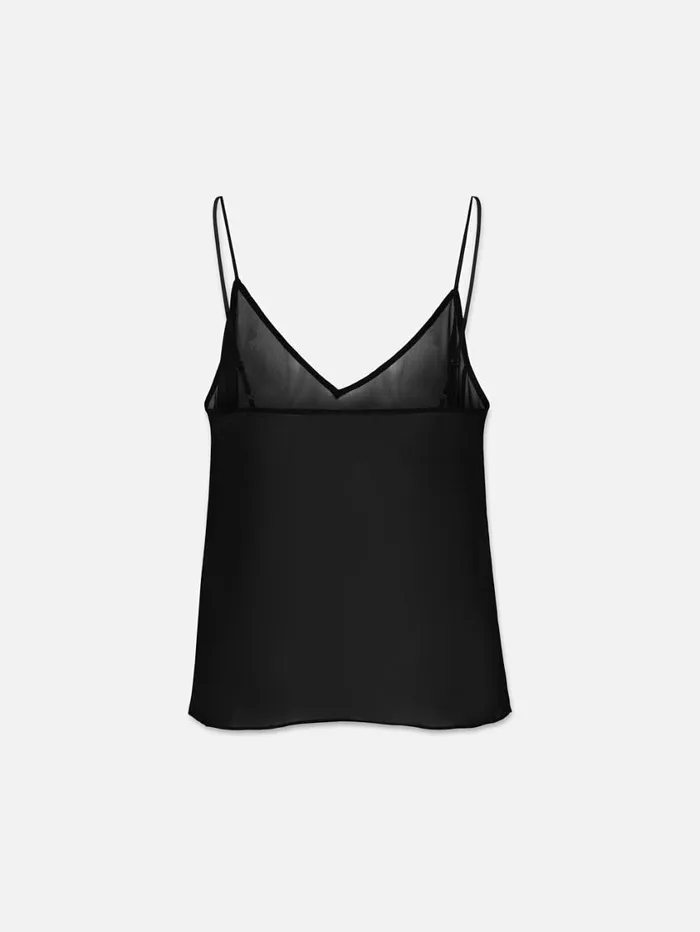 Women Tops and Blouses FRAME VNeck Cami Top 8212 Black
