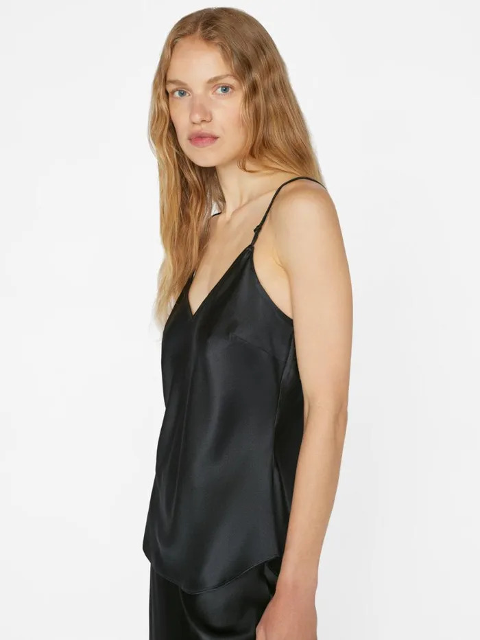 Women Tops and Blouses FRAME VNeck Cami Top 8212 Noir