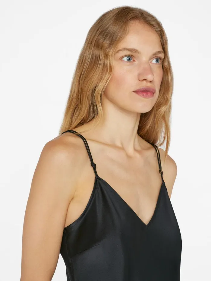 Women Tops and Blouses FRAME VNeck Cami Top 8212 Noir