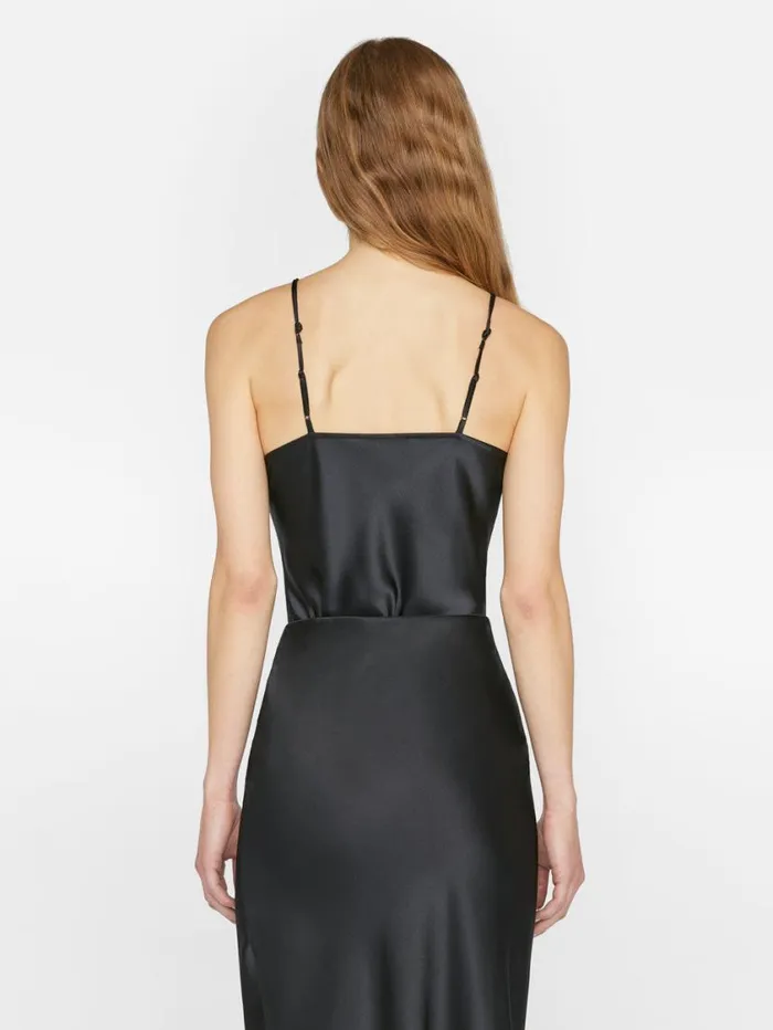 Women Tops and Blouses FRAME VNeck Cami Top 8212 Noir