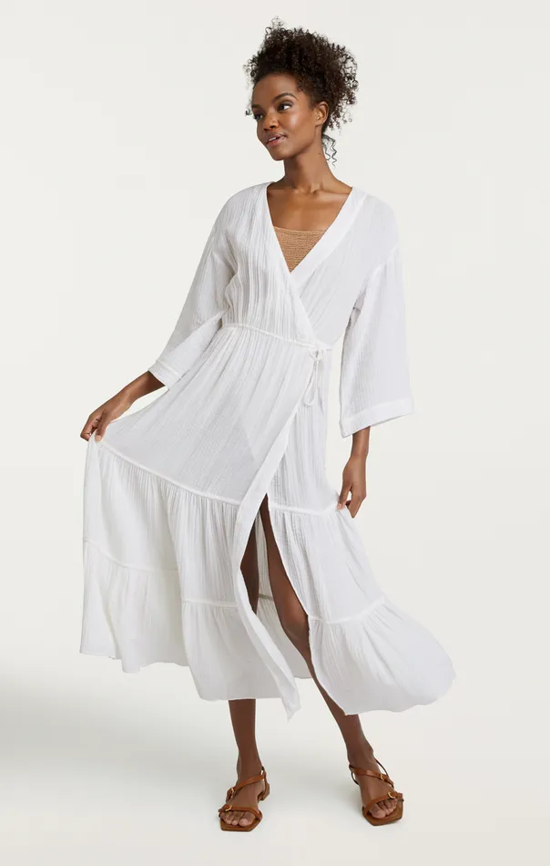 Women Torey Dress White Cinq Sept Coverups