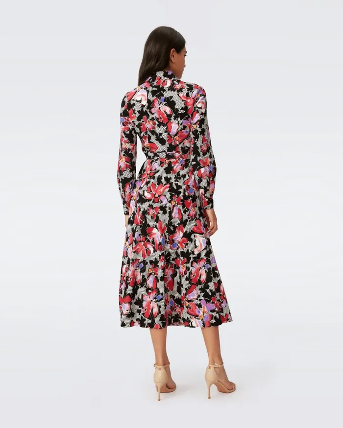 Women Tori Wrap Dress Odette Floral DVF Dresses