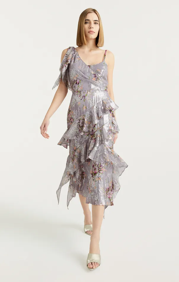 Women Trevor Dress Greymulti Cinq Sept Cocktail and Evening