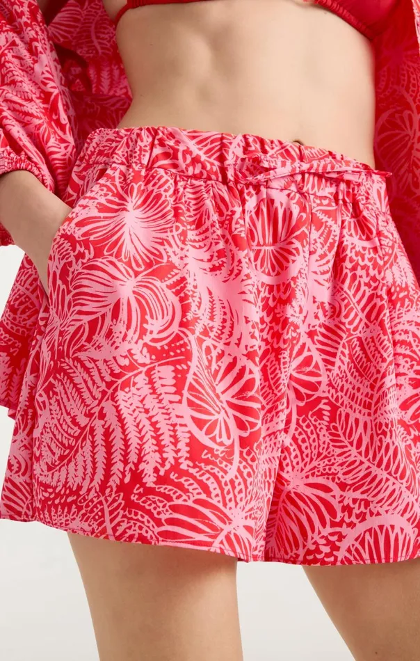 Women Tropical Inkblot Jacques Short Bisoububblegum Cinq Sept Shorts
