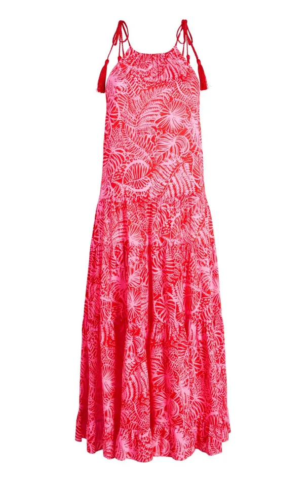 Women Tropical Inkblot Winnie Dress Bisoububblegum Cinq Sept Coverups