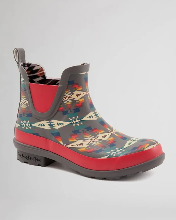 Women TUCSON CHELSEA RAIN BOOTS Grey Pendleton Boots